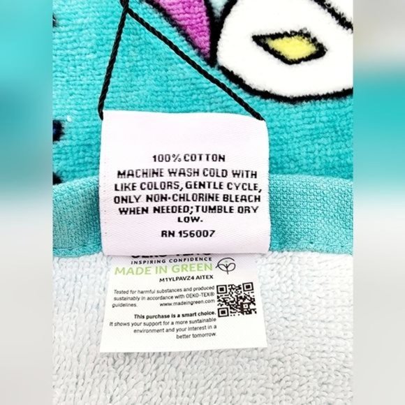 Vera Bradley Beach Towel, Straw Tote & Wallet BUNDLE in Peacock Garden … - Picture 9 of 14